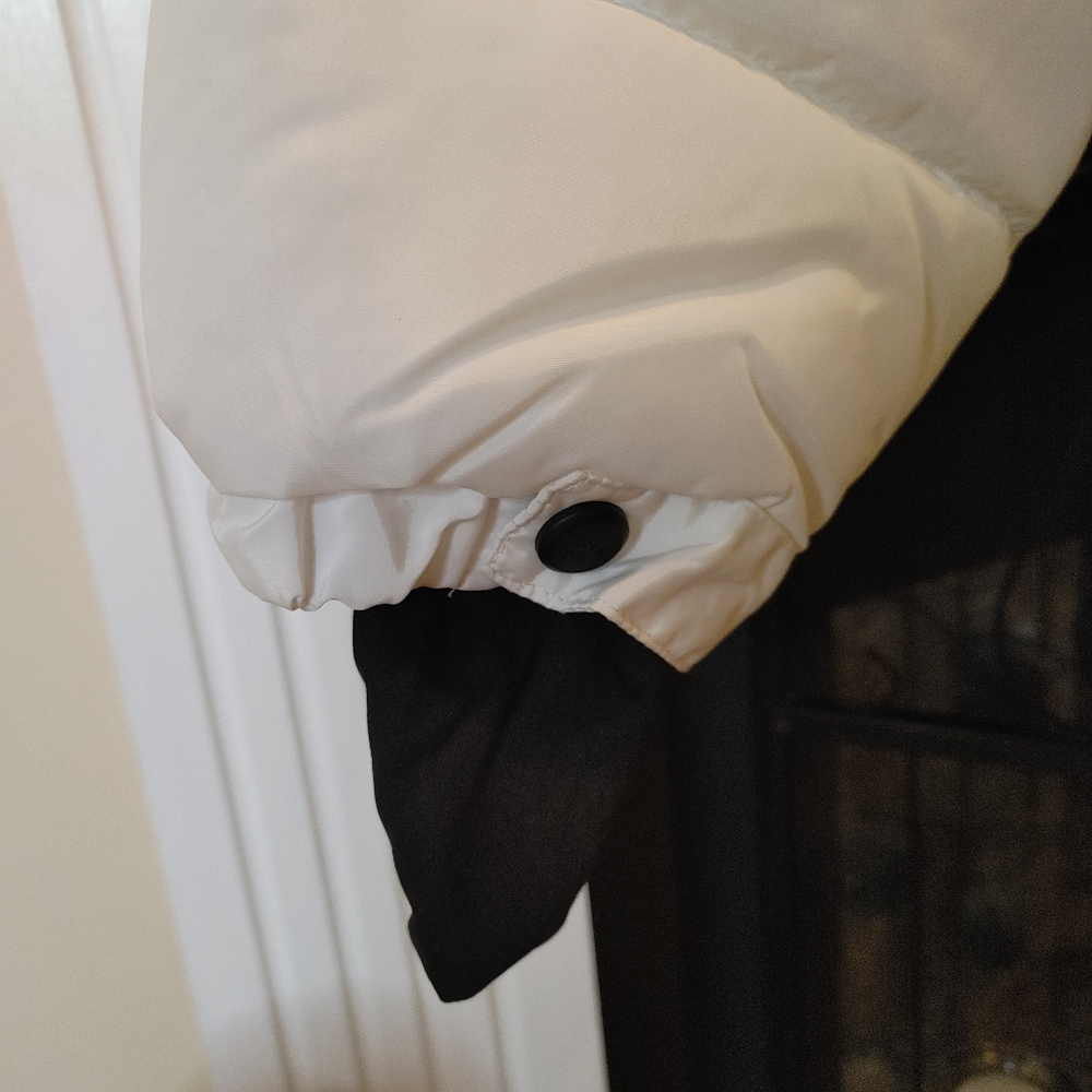 MADDEN GIRL WOMEN'S PUFFER JACKET, WHITE L - Picture 10 of 16